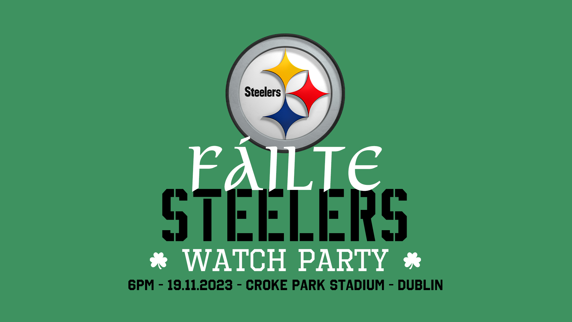 Cleveland Browns vs Pittsburgh Steelers watch party!