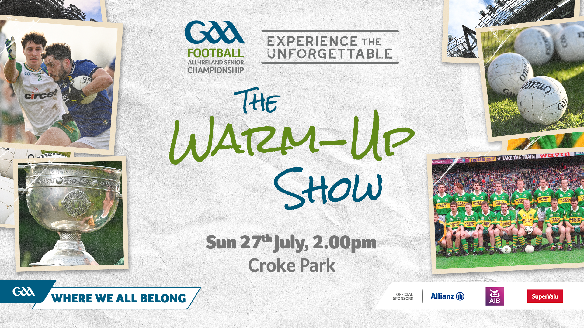 WARM UP SHOW TO ENTERTAIN FANS FOR ALL-IRELAND FINAL BUILD-UP