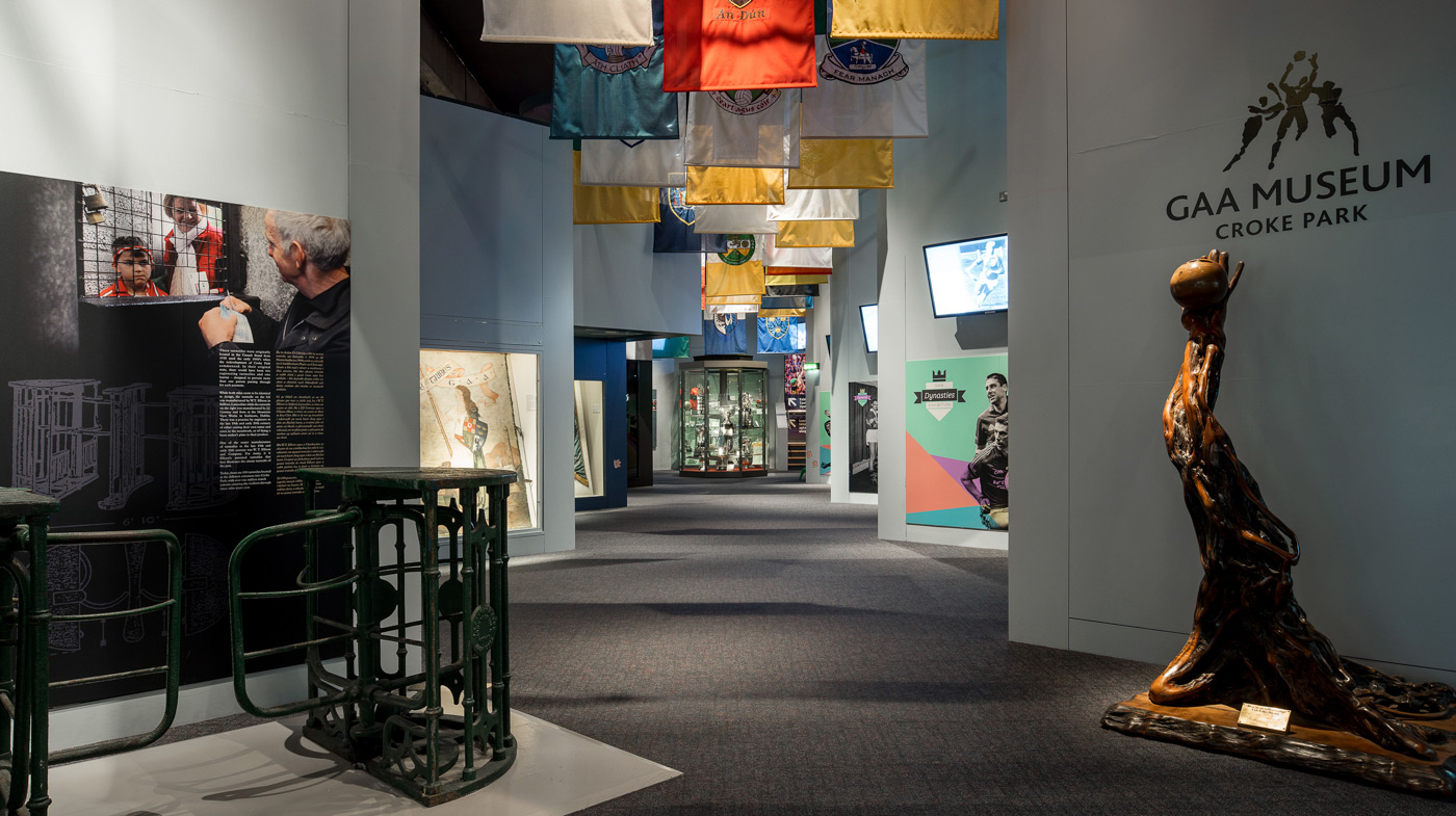 View the interior of the GAA Museum - Croke Park