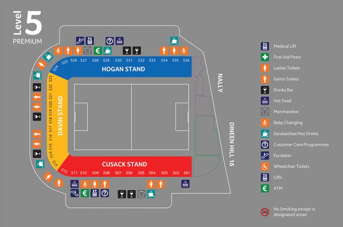 Croke Park Seating Chart Gaa